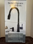 Better Homes & Gardens Elmont Pull Down Kitchen Sink Faucet Soap Dispenser. Fixed Price $50.00.