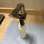 Delta Pivotal Soap Dispenser Chrome - Used #2. Fixed Price $21.99.