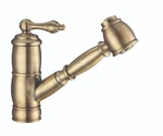 Whitehaus WHKPSL3-2222-NT Vintage Iii Plus Faucet W/ Pull-out Spray Head. Fixed Price $714.00.