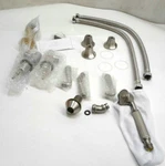 Kingston Brass KS43085HL Roman Tub Faucet With Hand Shower Brushed Nickel. Fixed Price $549.99.