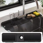 Inch Silicone Faucet Mat For Kitchen Sink Splash Guard - 24''X5.5'', Black. Fixed Price $19.73.