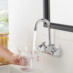 Bathfinesse Kitchen Sink Faucet Wall Mount 4 Center Commercial F.... Fixed Price $105.03.