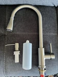 Kitchen Faucet With Soap Dispenser: 304 Stainless Steel Sink W.... Fixed Price $66.00.