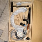 Moen Sleek 5925BLS Pull-down Lever Handle Kitchen Faucet Black Stainless Steel. Fixed Price $230.00.