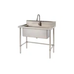 Trinity 32X16 Stainless Steel Utility Sink Pull-out Faucet THA-0310 -pickup Only. Fixed Price $425.00.