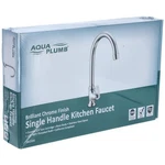New Aqua Plumb Single Handle Kitchen Utility Garden Sink Faucet Brilliant Chrome. Fixed Price $22.99.