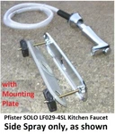 Pfister LF-029-4SL Solo Kitchen Faucet Hand Sprayer Only, With Mounting Plate. Fixed Price $15.00.