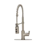 Project Source Stainless Steel Single Handle Pull-down Kitchen Fuacet. Fixed Price $95.99.