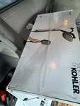 Kohler Windet 3-IN-1 Shower Rail Combo Kit Matte Black R27971-G-BL New Sealed. Fixed Price $270.00.