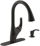 Kohler Kitchen Pull Down Faucet Sprayer Oil Rubbed Bronze Trielle R18594-SD-2BZ. Fixed Price $99.99.