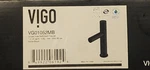 Vigo VG01052MB Ashford Handle Single-hole Bathroom Faucet Matte Black. Fixed Price $89.99.