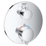 Grohe 24133000 Grohtherm Dual Function 2-HANDLE Thermostatic Starlight Chrome. Fixed Price $290.00.