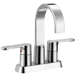 Designers Impressions 685564 Polished Chrome Two Handle Lavatory Bathroom Vanity. Fixed Price $28.99.