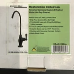 Kingston Brass Water Air Gap Faucet Matte Black KSAG3190AL N4. Fixed Price $64.99.