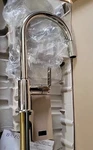 Brizo 63044LF-PN Litze Arc Spout Kitchen Faucet, Polished Nickel. Fixed Price $555.00.