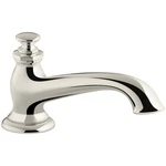 Kohler K72777SN Artifacts Deckmount Bath Spout With Flare Design Less. Fixed Price $276.87.