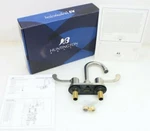 Huntington Brass W9110502 Faucet W/ Blade Handles Pvd Satin Nickel - New. Fixed Price $42.63.