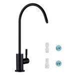 Tohlar Drinking Water Faucet For Kitchen Sink, Black Filtered Matte. Fixed Price $41.00.