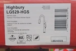 Pfister Highbury Single-handle Pull-down Sprayer Kitchen Faucet, Stainless. Fixed Price $115.00.