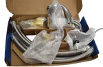 Huntington Brass S7424701 Chrome Finish Piece Roman Tub Filler Faucet Handles. Fixed Price $399.99.