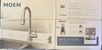 Moen Sarai 87836SRS Kitchen Faucet With Power Boost Pull-down Sprayer. Fixed Price $125.00.