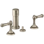 Kohler Artifacts K-72765-4-BV Vibrant Brushed Bronze Two Handle Bidet Faucet. Fixed Price $1299.95.
