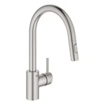 Grohe Concetto Single Handle Pull Down Kitchen Faucet 1.75 Gpm Supersteel. Fixed Price $428.62.