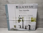Glacier Bay Melina Double-handle Standard Kitchen Faucet Side Sprayer New. Fixed Price $69.99.