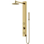 Vigo Gardenia 39" X 4" 2JET Shower Panel System With Round Head Hand. Fixed Price $179.50.