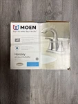 Moen Hensley WS84411MSRN In. Centerset 2-HANDLE Bathroom Faucet Brush NICK(2). Fixed Price $76.47.