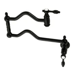 Kingston Brass KS210.TAL Tudor 3.8 Gpm Hole Wall Mounted Pot - Black. Fixed Price $461.47.