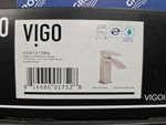 Vigo VG01015BN Single Hole 1-HANDLE Bathroom Faucet Brushed Nickel. Fixed Price $84.95.