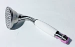 Rohl Country Bath Shower Satin Nickel Finish W/porcelain Handle. Fixed Price $184.95.