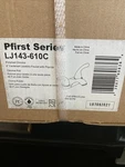 Pfister LJ143-610C Pfirst 2-HANDLE 4" Centerset Bathroom Faucet. Polished Chrome. Fixed Price $36.48.