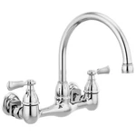 Peerless P2765LF Elmhurst 1.5 Gpm Wall Mounted Bridge Kitchen Faucet, Chrome. Fixed Price $52.79.