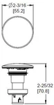 Pfister 972-098 Push And Seal Drain Chrome. Fixed Price $20.13.