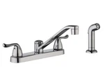 Glacier Bay Constructor Double-handle Standard Kitchen Faucet In Polished Chrome. Fixed Price $42.74.