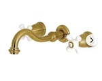 Kingston Brass KS3127PX 8-INCH Center Wall Mount Bathroom Faucet, Brushed. Fixed Price $89.87.