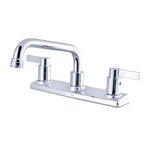 FB2131NDL Nuvofusion 8" Centerset Kitchen Faucet, 10.25 X 7.69 Polished Chrome. Fixed Price $49.01.
