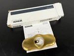 Kohler Artifacts Escutcheon Plate Vibrant Brushed Moderne Brass 75449-2MB. Fixed Price $45.00.