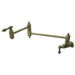 Kingston Brass KS3103AL Wall Mount Pot Filler Kitchen Faucet Antique. Fixed Price $445.73.