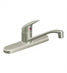 Moen CA40511SL Cornerstone 6 3/8" Single Handle Deck Mounted Kitchen Faucet. Fixed Price $80.74.