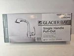 Glacier Bay Pull-out Laundry Faucet Chrome Single Handle New Open Box 1005409732. Fixed Price $39.90.