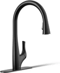 Kohler Bevin R43210-BL Pull-down Kitchen Faucet Matte Black Finish. Fixed Price $69.99.