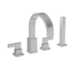 Newport Brass FE-3-8707/15 Blayne Deck Mounted Roman Tub Faucet Polished Nickel. Fixed Price $99.00.