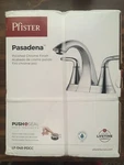 Pfister Pasadena 4" Bathroom Sink Faucet F048PDCC Polished Chrome. Fixed Price $69.99.