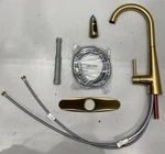 Moen Pulldown Modern Kitchen Faucet In Brushed Gold 7864BG. Fixed Price $249.99.