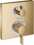 Hansgrohe 15712141 Ecostat Modern Thermostatic Shower Valve Trim, Brushed Bronze. Fixed Price $299.00.