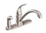Torrance Single-handle Low-arc Faucet & Sprayer CA87484SRS Spot Resist Stainless. Fixed Price $98.99.