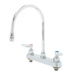 T&s Brass 8" Deck Mount Workboard Faucet W/ 8-13/16" Swivel Gooseneck. Fixed Price $174.15.